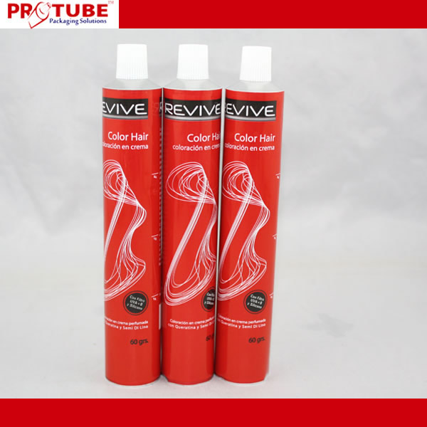 Hair Dye Aluminum Tube for Packaging