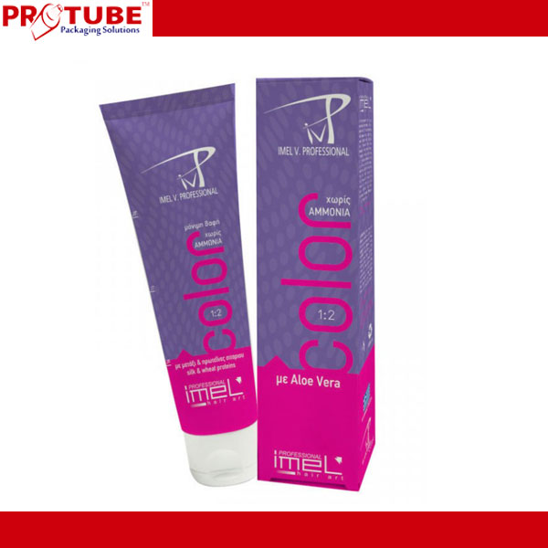 Aluminum Collapsible Hair Color Tube Packaging