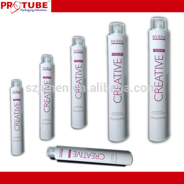 Hair Dyer Color Aluminium Empty Tube