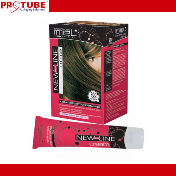Professional Aluminum Collapsible Tube for Hair Dye Packaging