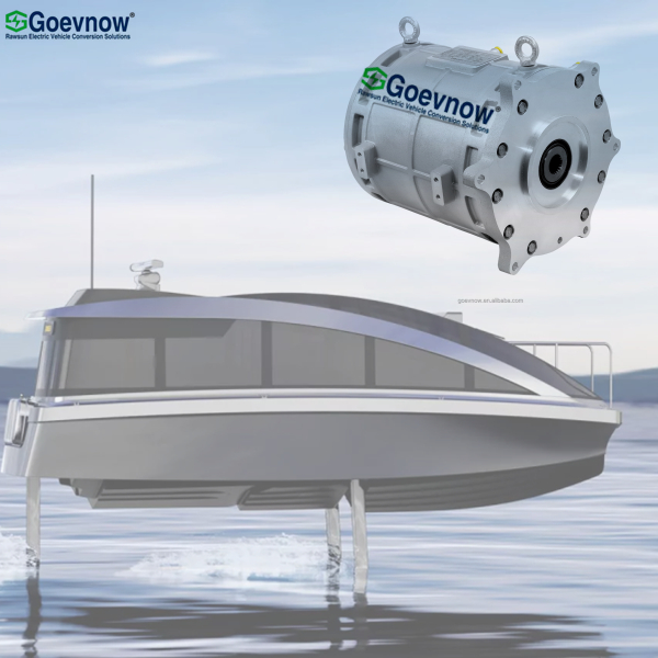 Goevnow ac motor 3phase PMSM with inverter boat marine engine from diesel to electric for yacht ship