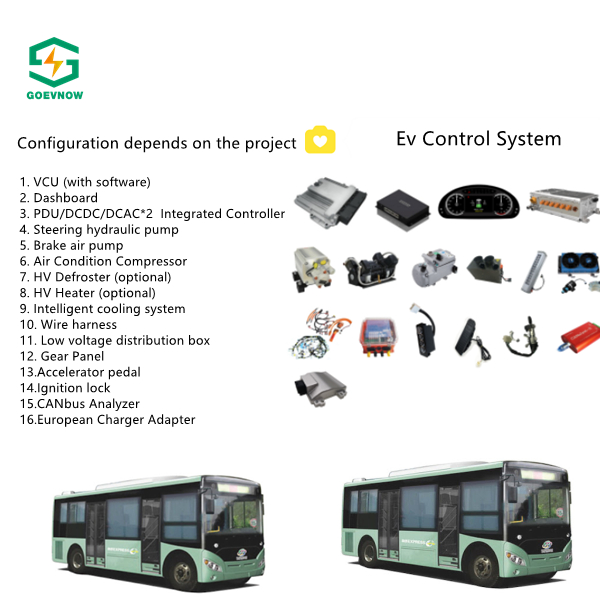 120Kw ev conversion kit battery electric ac motor controller steering hydraulic pump OBD VCU