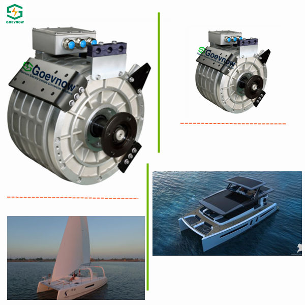 Goevnow 1700Nm 3000rpm waterproof direct drive inboard motor engine with inverter for yacht vessel