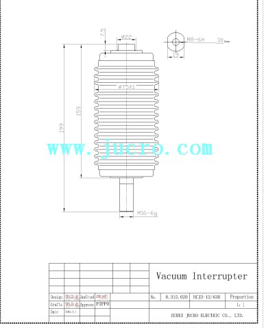 HCJ3 12KV 630A Vacuum Interrupter For