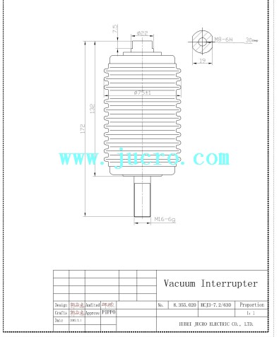 HCJ3 7 2kv 630A Vacuum Interrupter