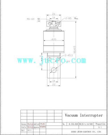 HCJ5 1 14kv 125A Vacuum Interrupter