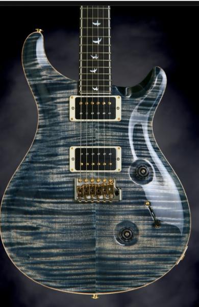 Custom 24, 10-Top - Faded Whale Blue, Pattern Thin Neck Guitar