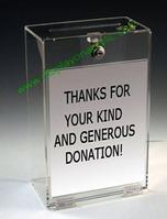 Acrylic Donation Box 
