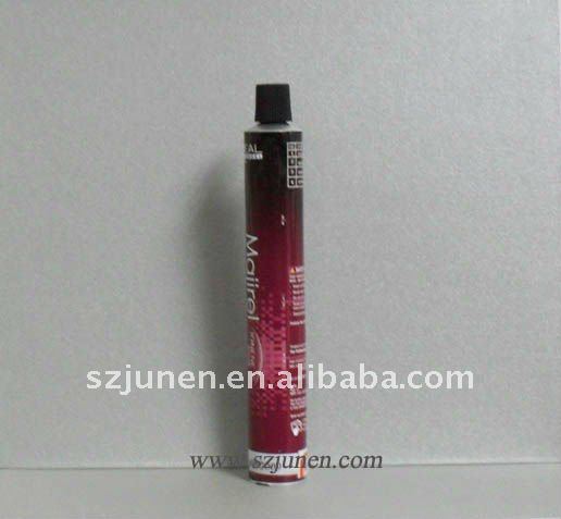 Empty Aluminum Hair Dye Packaging Tube