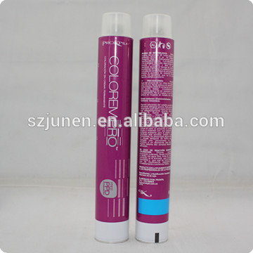 Aluminum Hair Color Cream Empty Tube