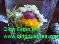 artistic flower tea