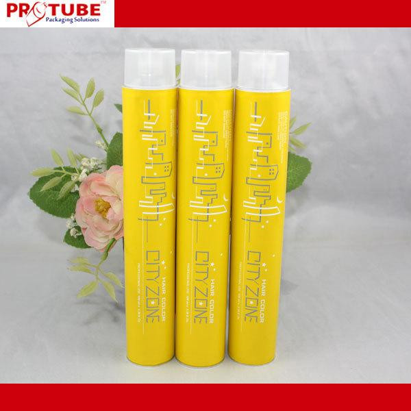 Customised Soft Aluminum Hair Color Tube Packaging
