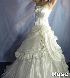 Embroidery wedding dress and bridal gown