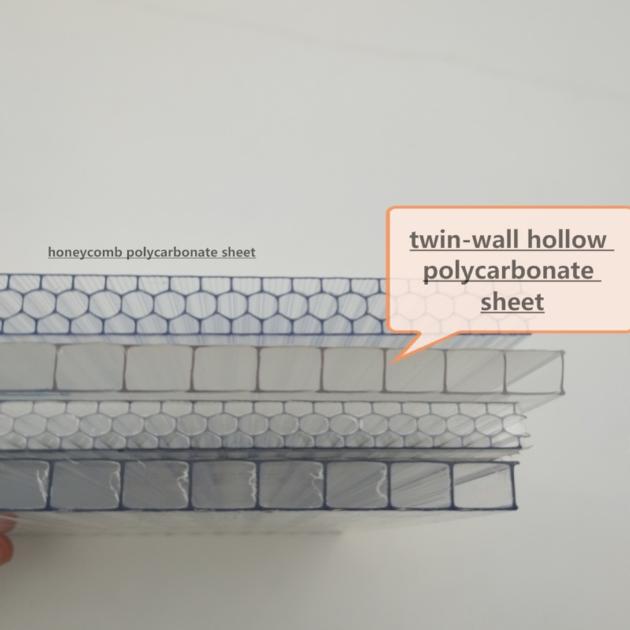 Poly Carbonate Hollow Roofing Anti Fog