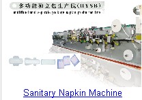 sanitary napkin machine for separate package