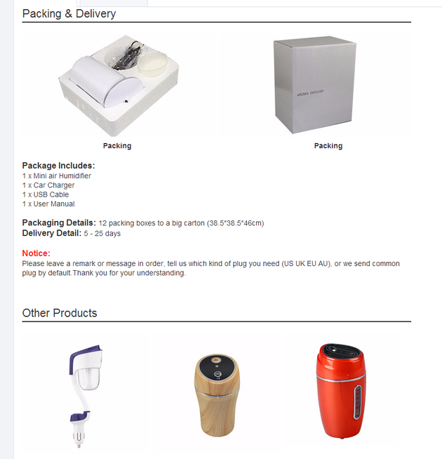 Fashion Design 50ml Mini Usb Personal