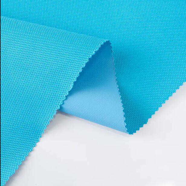 8*7.5*42 Lake Blue Oxford Cloth Covered PVC Luggage Fabric