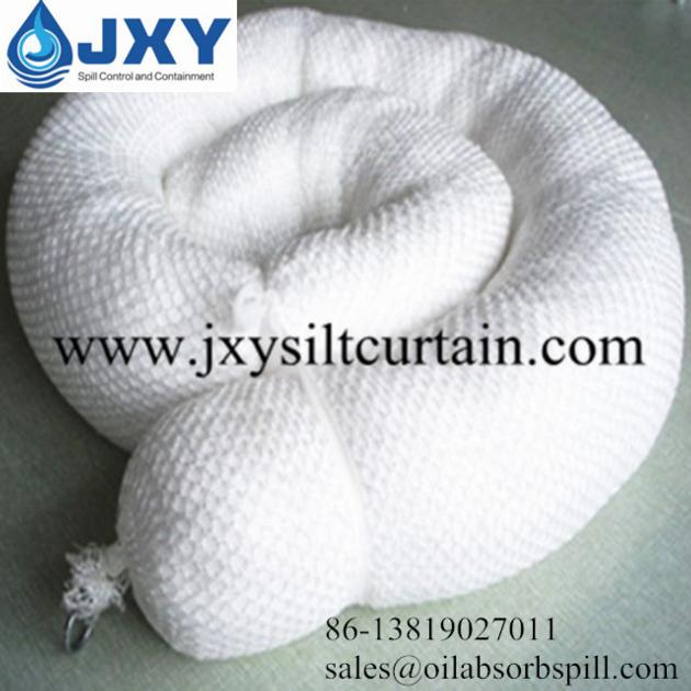 White Oil Absorbent Boom