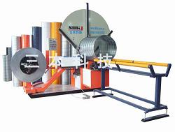 Helix tube forming machine