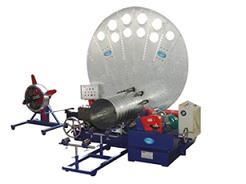 Large helix tube forming machine