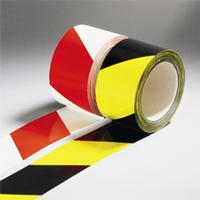 Reflective hazard warning tape