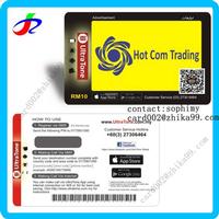 prepaid top up scratch phone card