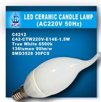 1.5W LED Candle Light ( with tail) 