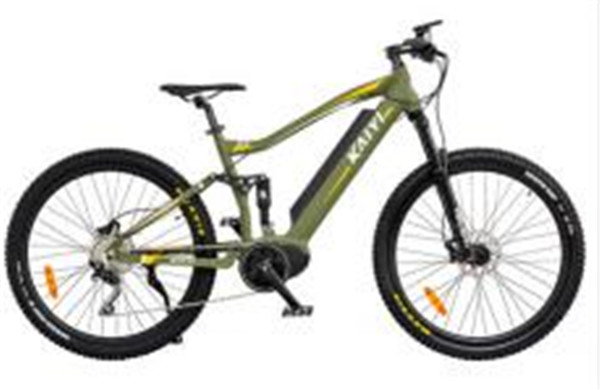 27.5*2.3  MTB full suspention hidden battery  mid drive electric bicycle