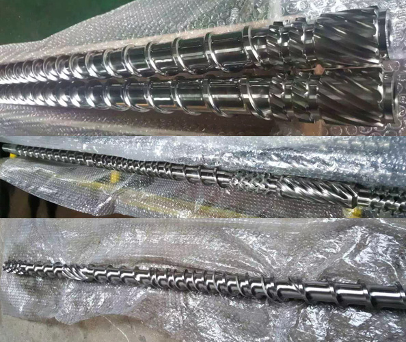Bimetallic screw barrel for Pelletizing Machine