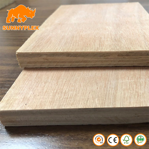 Commercial Plywood Bintangor Faced Plywood For