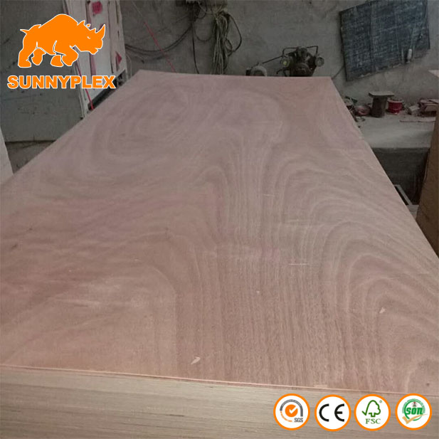 Commercial Okoume Face Poplar Core Plywood