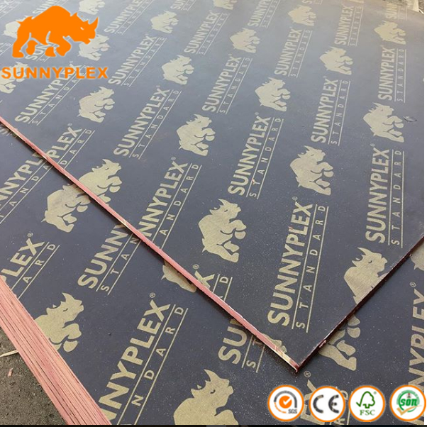 18mm Marine Shuttering Film Faced Plywood