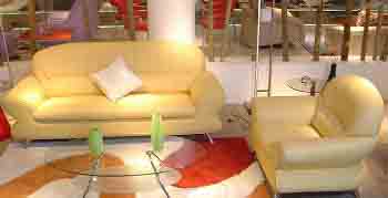 leather sofa