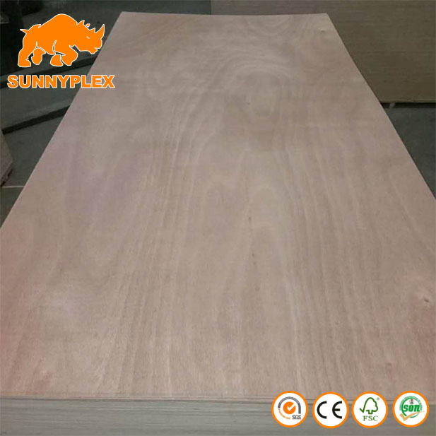 Commercial Okoume Face Poplar Core Plywood