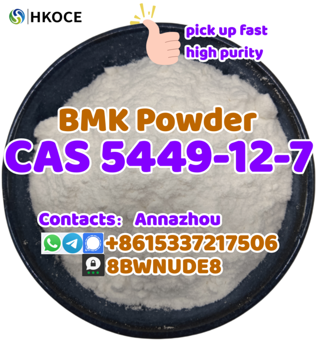 High Quality BMK Glycidic Acid powder CAS 5449-12-7 with safe delivery