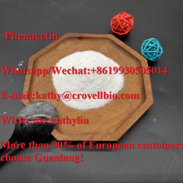 High quality Phenacetin CAS 62-44-2 kathy@crovellbio.com