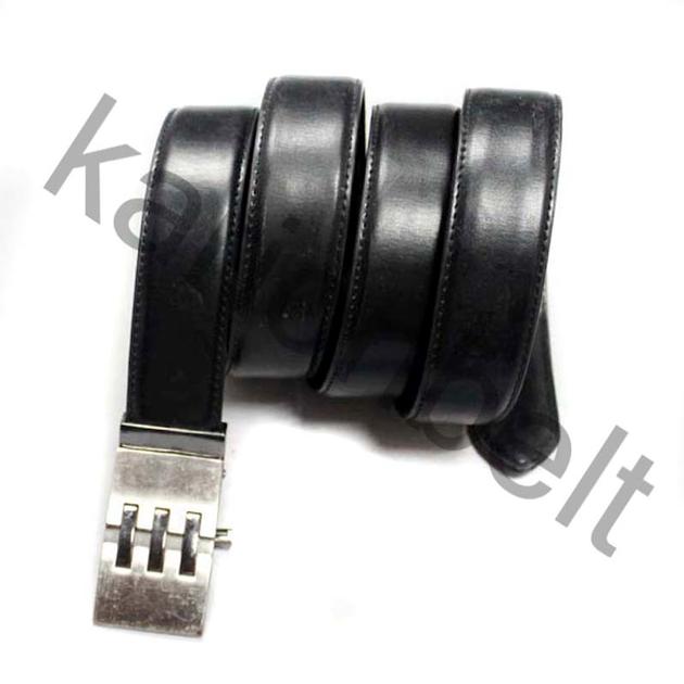 35-12045Men Automatic Genuine Leather Belt