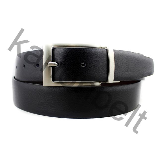 35-13227  High Quality Customized Leather Belt Reversible Leather Belt for Business Man