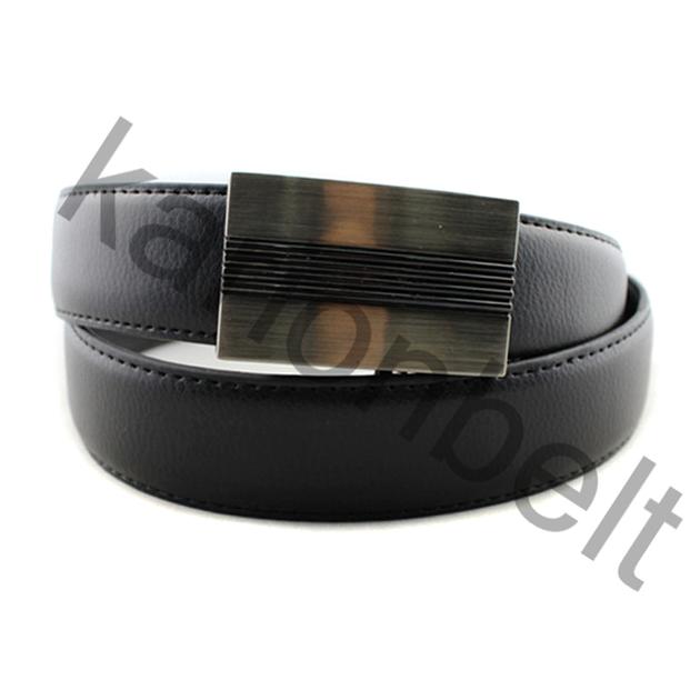 35-14106Factory Price 3.5cm  Men Genuine Leather Belt