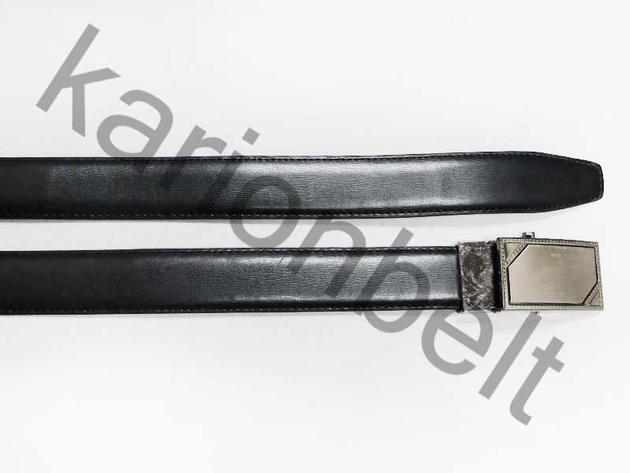 35 14112Formal Leather Belt Automatic Buckle