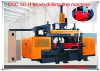 CNC 3d beam drilling line machine