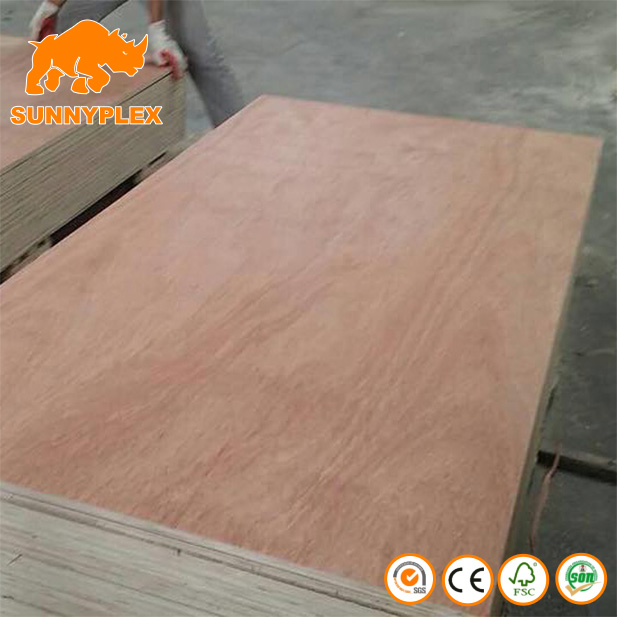 Commercial Plywood Bintangor Faced Plywood For
