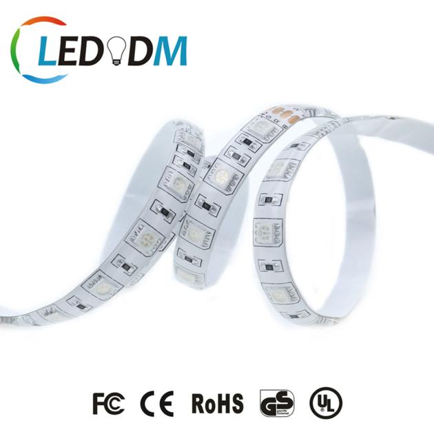 Changeable Full Color And Led Light Source smd5050 60Leds/M Dc12V/24V Led Strip