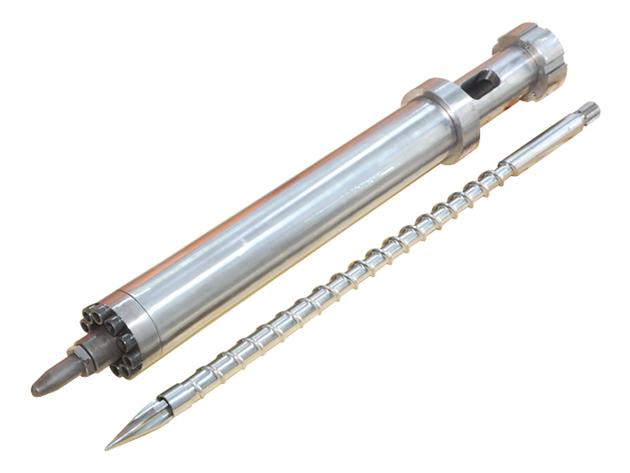 Screw And Barrel For Injection Extrusion