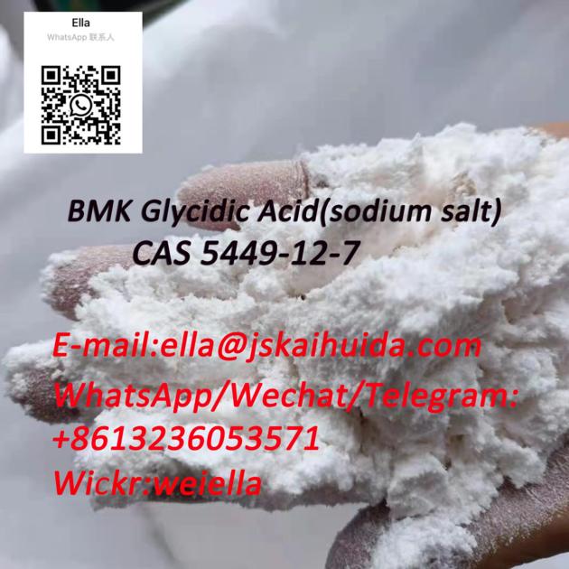 Best Quantity BMK Glycidic Acid(sodium salt) cas 5449-12-7 Hot Sale in Mexico,Canada and Holland