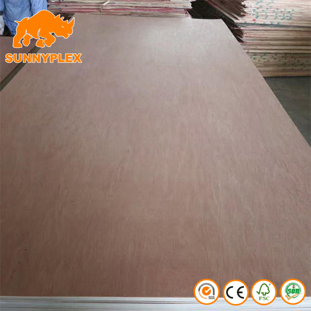 Commercial Plywood Bintangor Faced Plywood For