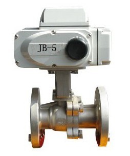 Electric flange ball valve