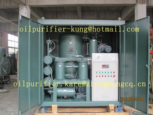 On Line Vacuum Transformer Oil Filtration machine oil purifier