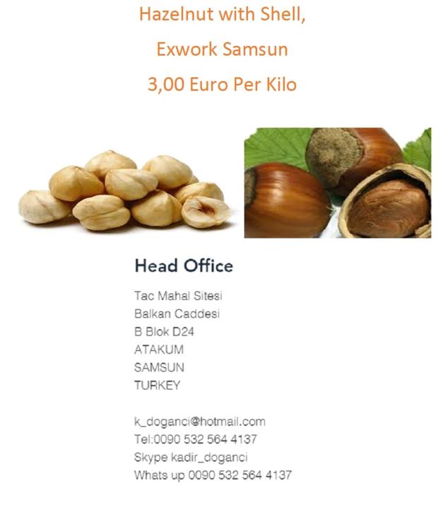 Hazelnut Growers & Suppliers