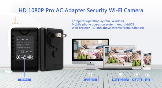 HD 1080P Pro AC Adapter Security